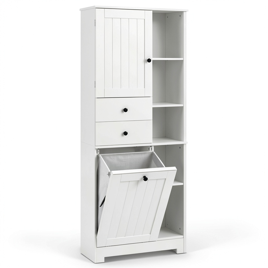Ensemble de meubles de salle de bain, avec rangement, 60 x 37 x 171 cm, pour la salle de bain