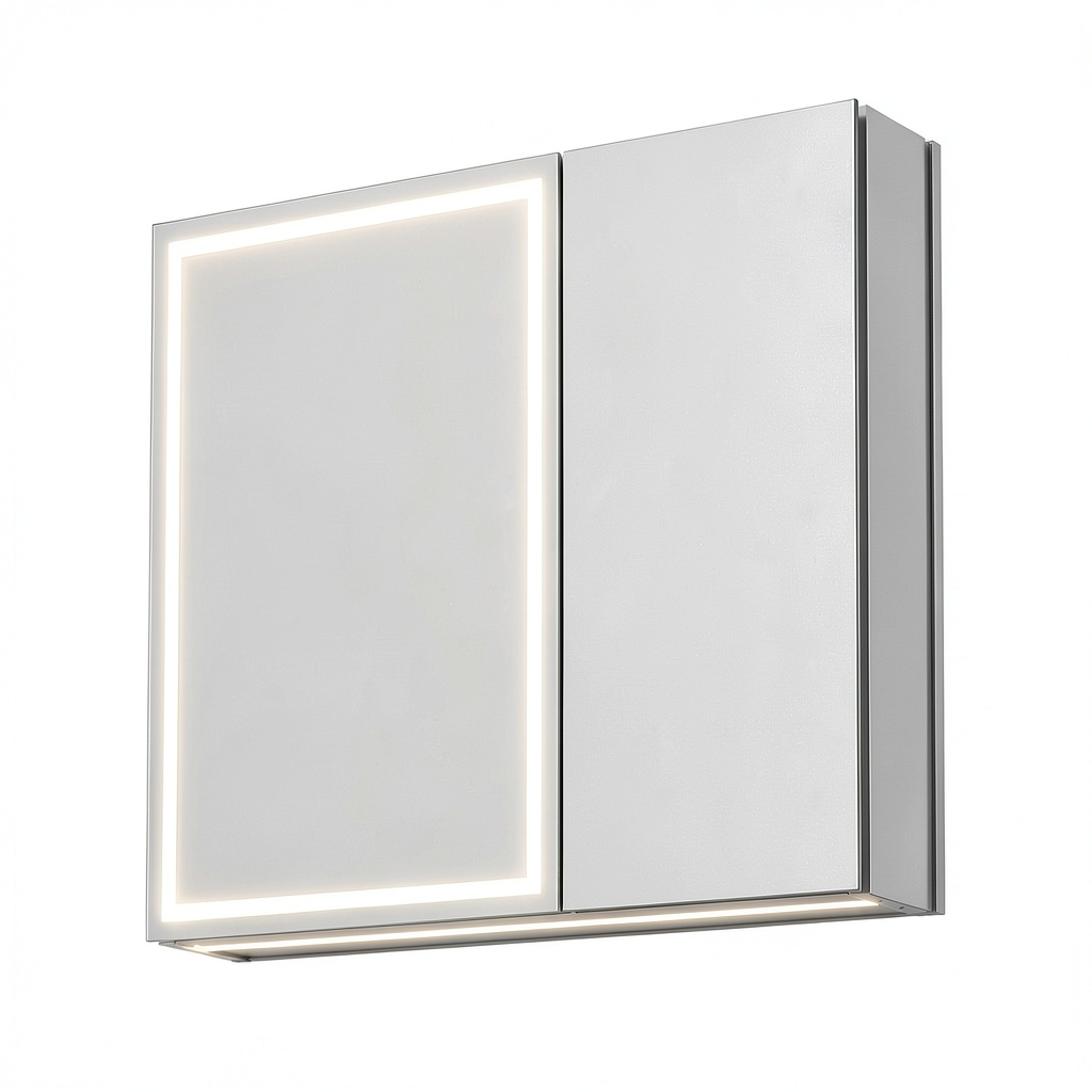 Armoire, avec prise intégrée, en aluminium, 75 x 70 cm, pour la chambre