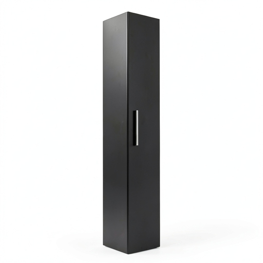 Armoire, avec rangement, coloris noir, pour la chambre
