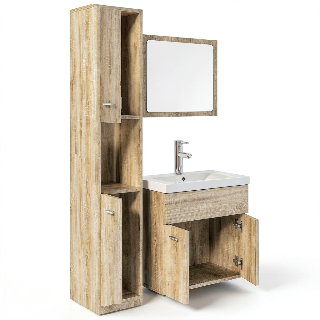 Armoire, en chêne, 5 pièces, pour la chambre