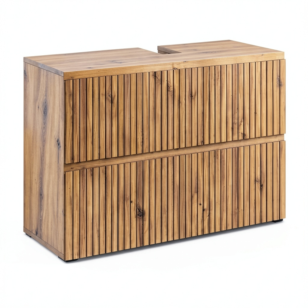 Ensemble de meubles de salle de bain, avec rangement, avec tiroirs, 80 x 58 cm, pour la salle de bain