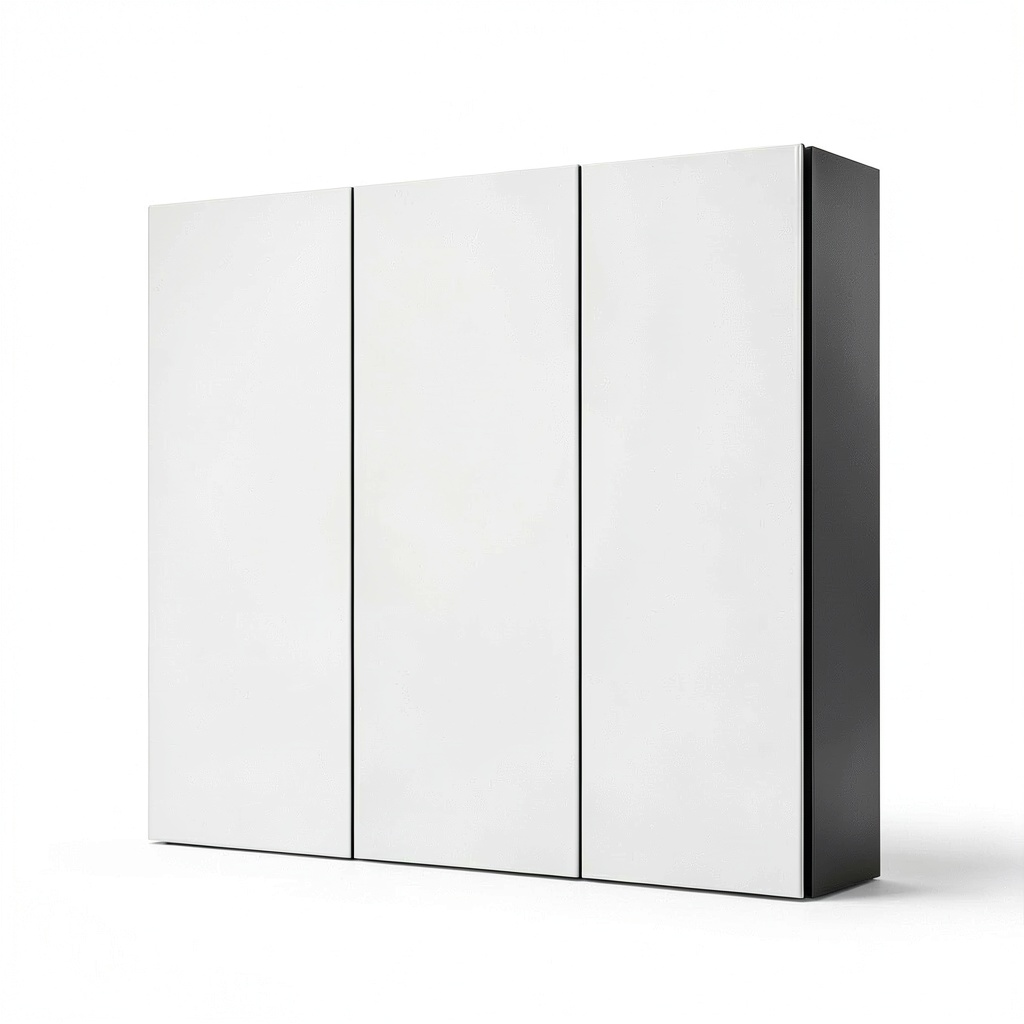 Armoire, avec portes, 75 x 65 cm, coloris noir, pour la chambre