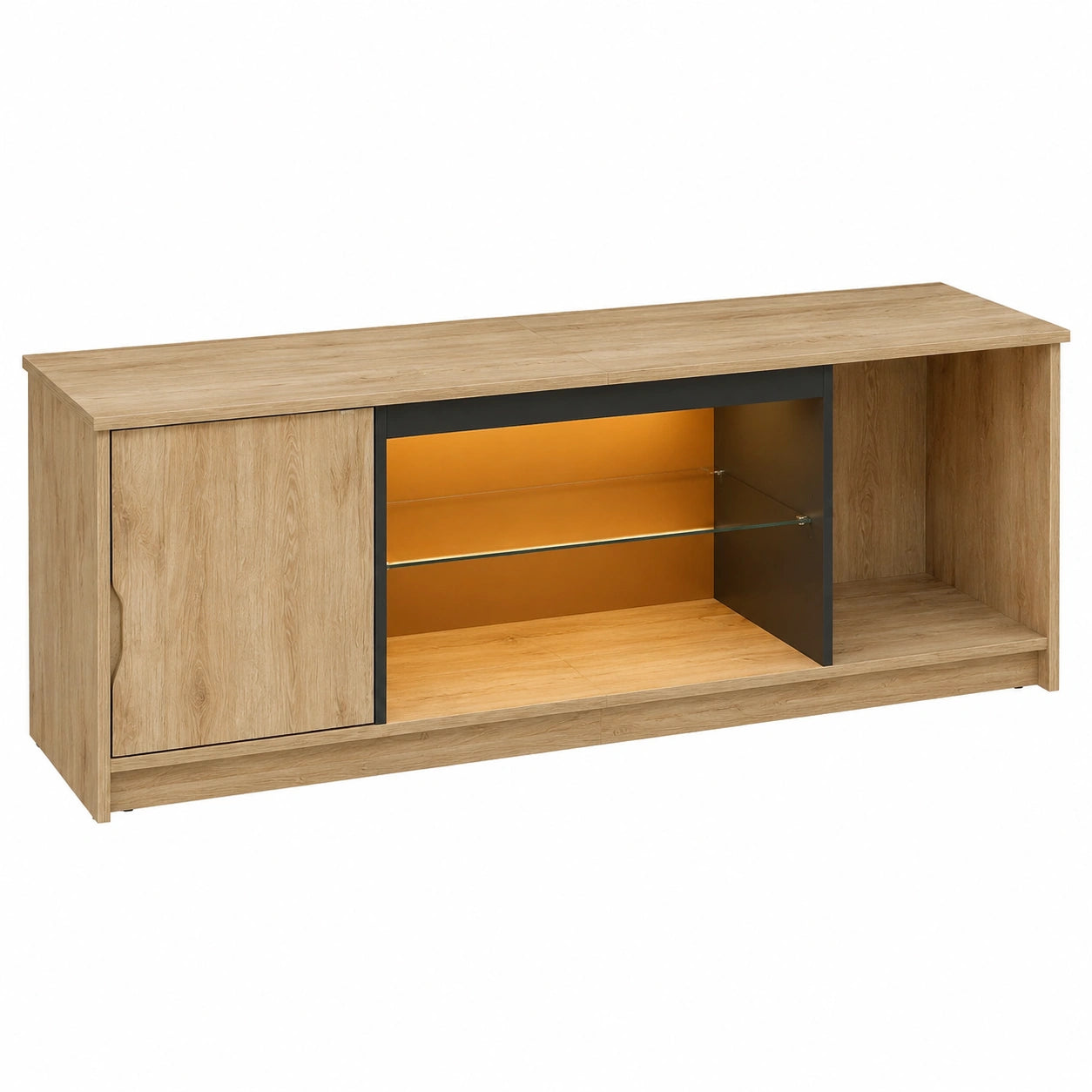 Armoire, réglable, avec étagères, en verre, pour la chambre